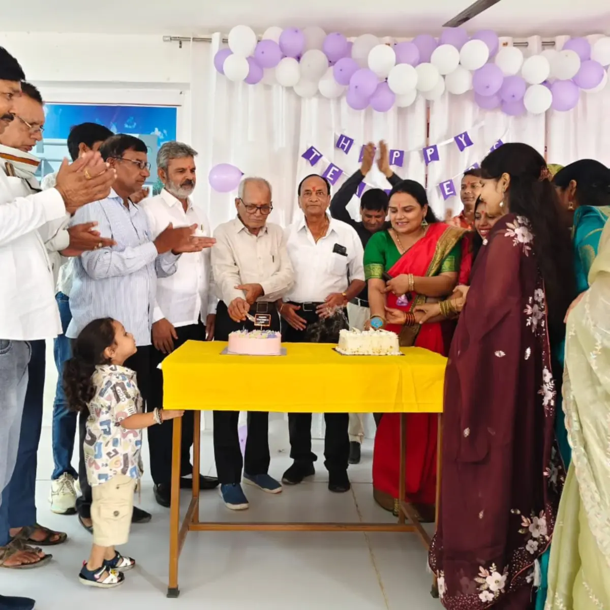 Teachers Day cake cutting celebration at A. U. International School